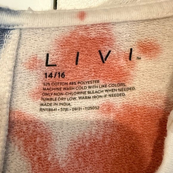 Livi Active Multicolor Tie-Dye Hoodie - Picture 3 of 8